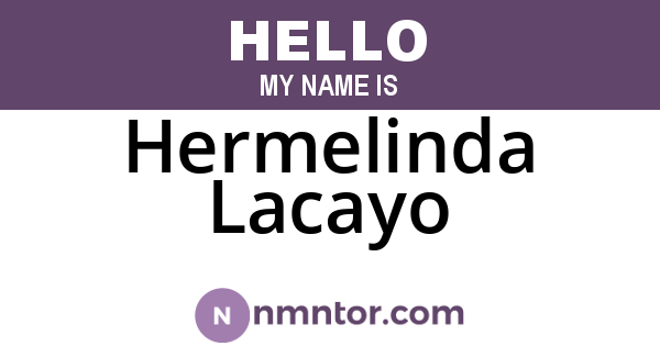 Hermelinda Lacayo