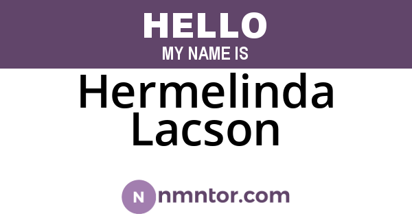 Hermelinda Lacson