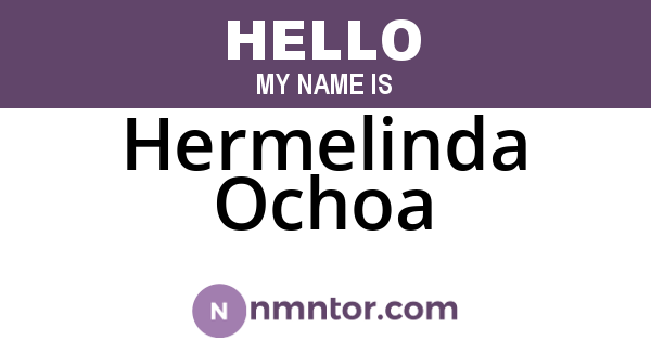 Hermelinda Ochoa