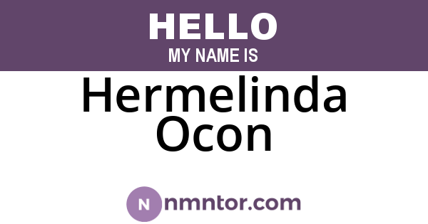Hermelinda Ocon