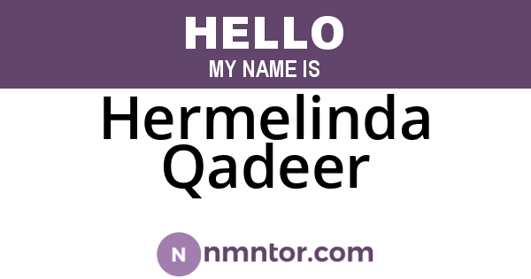 Hermelinda Qadeer
