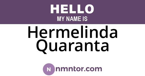 Hermelinda Quaranta