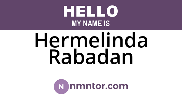 Hermelinda Rabadan
