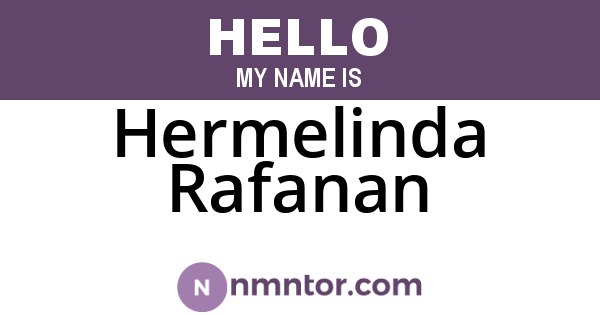 Hermelinda Rafanan