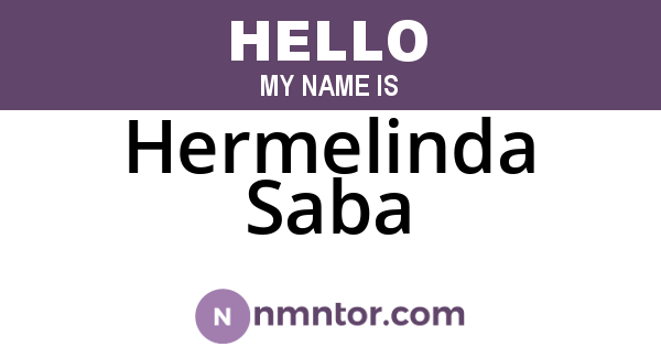 Hermelinda Saba