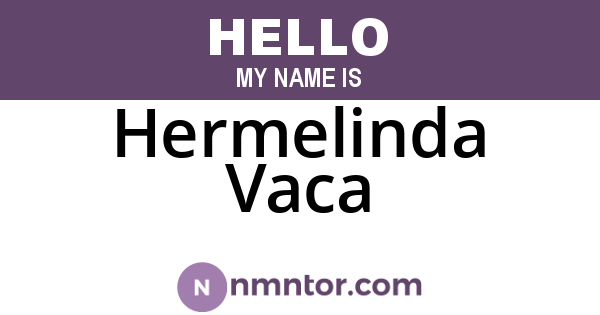 Hermelinda Vaca