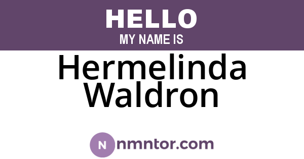 Hermelinda Waldron