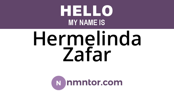 Hermelinda Zafar