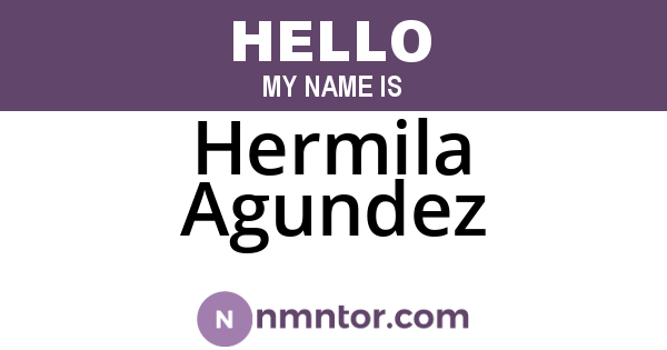 Hermila Agundez