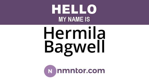 Hermila Bagwell