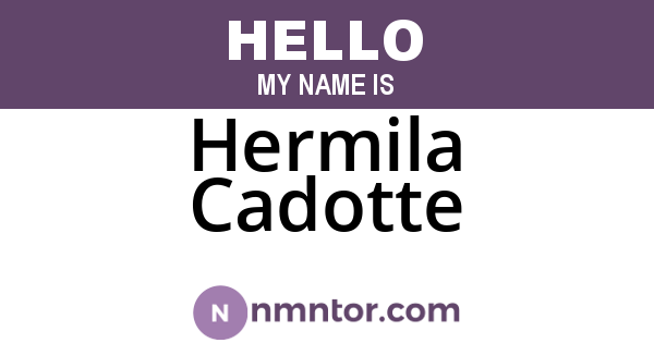 Hermila Cadotte