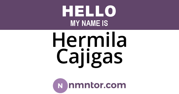 Hermila Cajigas