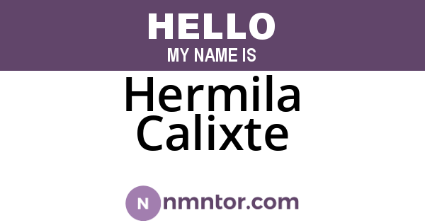 Hermila Calixte