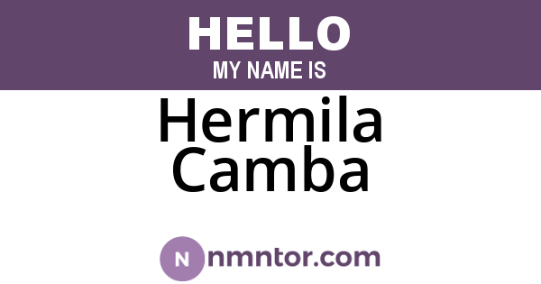 Hermila Camba