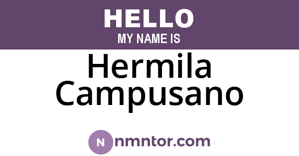 Hermila Campusano