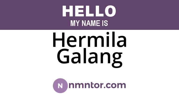 Hermila Galang