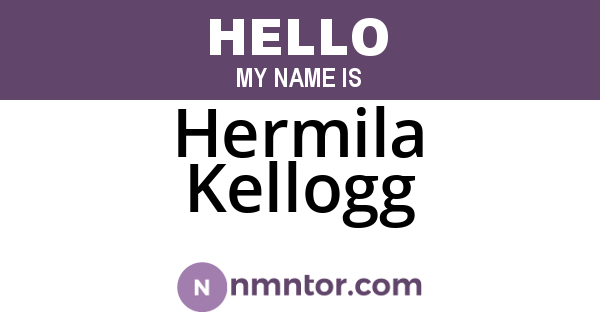 Hermila Kellogg