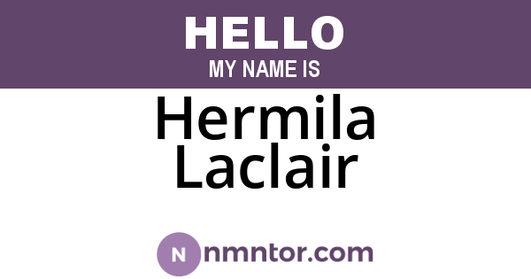 Hermila Laclair