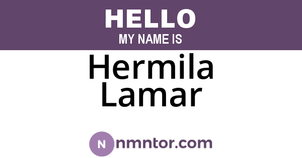 Hermila Lamar