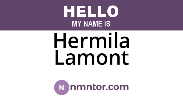 Hermila Lamont