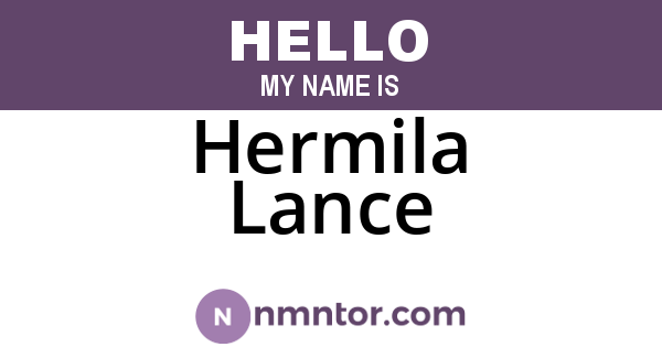 Hermila Lance
