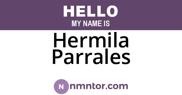 Hermila Parrales