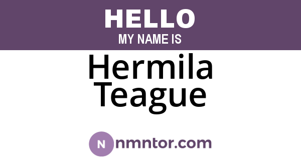 Hermila Teague