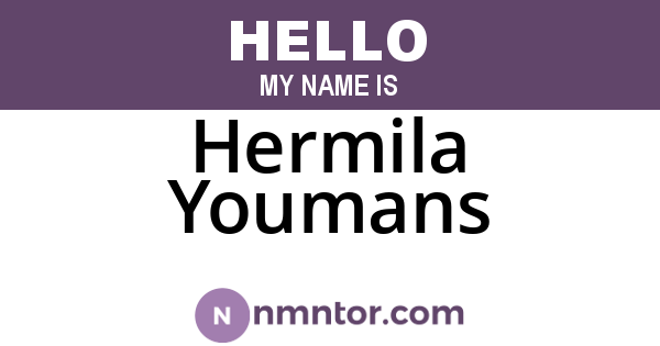 Hermila Youmans