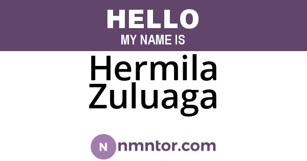 Hermila Zuluaga