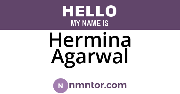 Hermina Agarwal