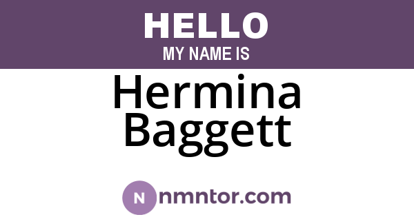 Hermina Baggett