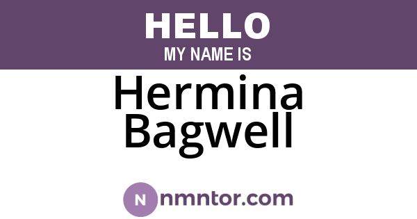 Hermina Bagwell