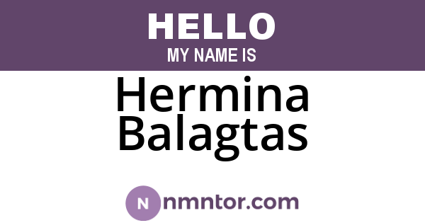 Hermina Balagtas
