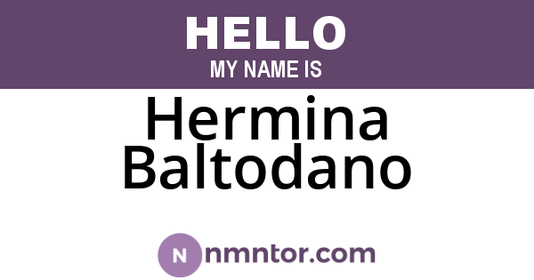 Hermina Baltodano