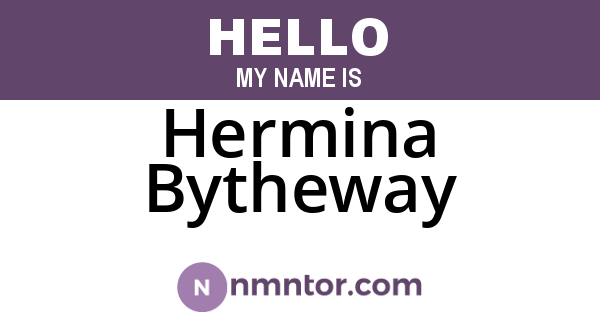 Hermina Bytheway