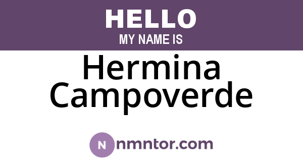 Hermina Campoverde