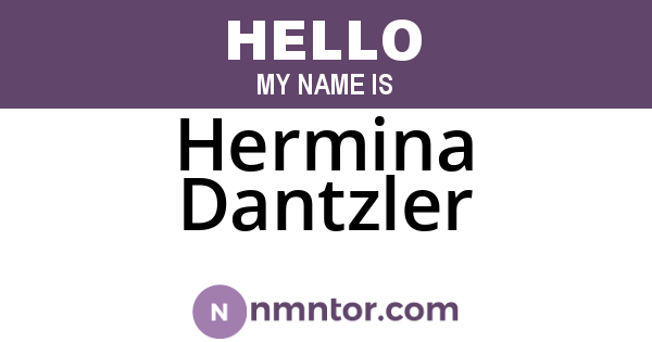 Hermina Dantzler
