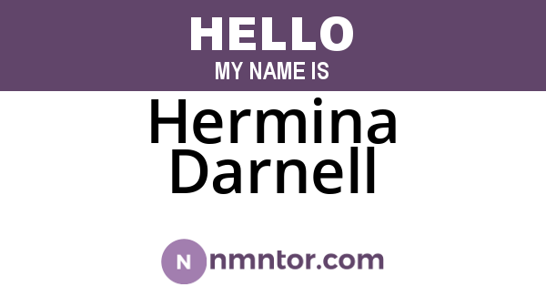 Hermina Darnell