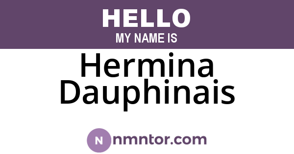 Hermina Dauphinais