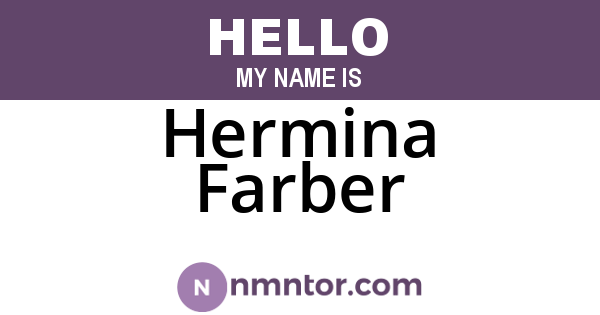 Hermina Farber