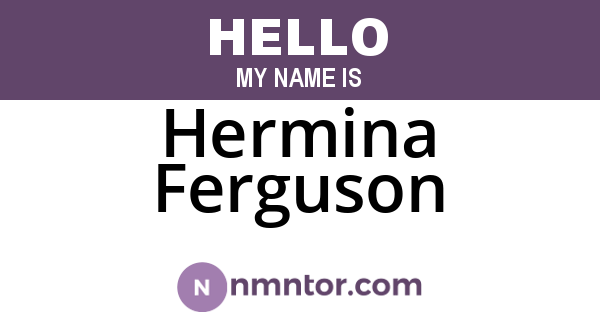 Hermina Ferguson