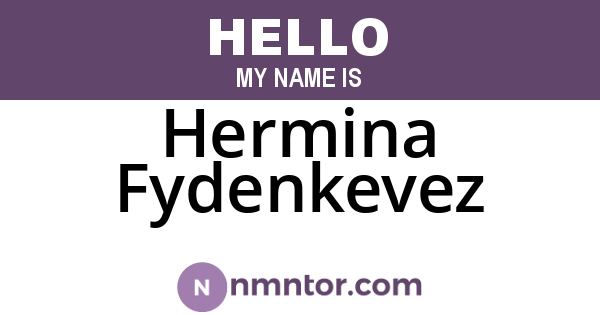 Hermina Fydenkevez