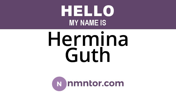 Hermina Guth