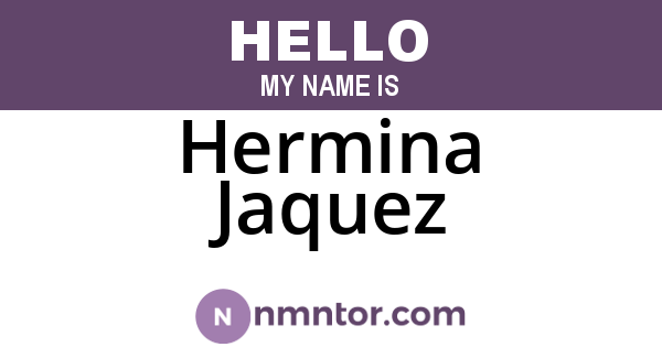 Hermina Jaquez