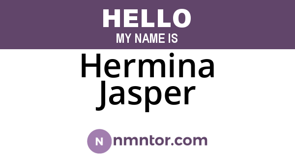 Hermina Jasper