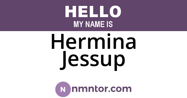 Hermina Jessup