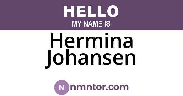 Hermina Johansen