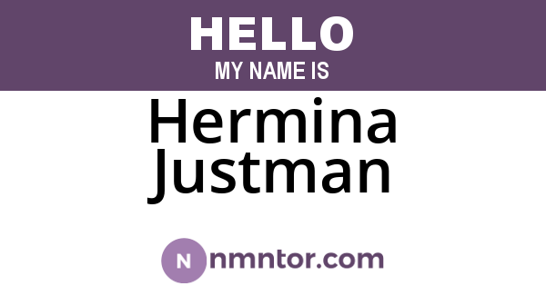Hermina Justman