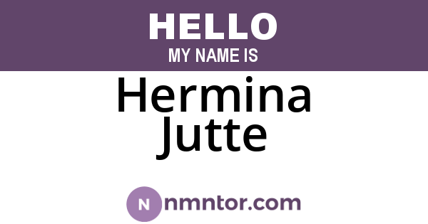 Hermina Jutte