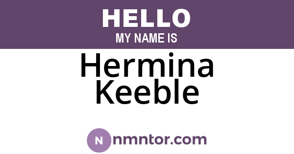 Hermina Keeble